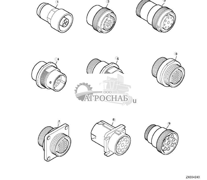 Аксессуары жгута проводов 